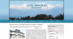 Desktop Screenshot of hotelspringburn.com